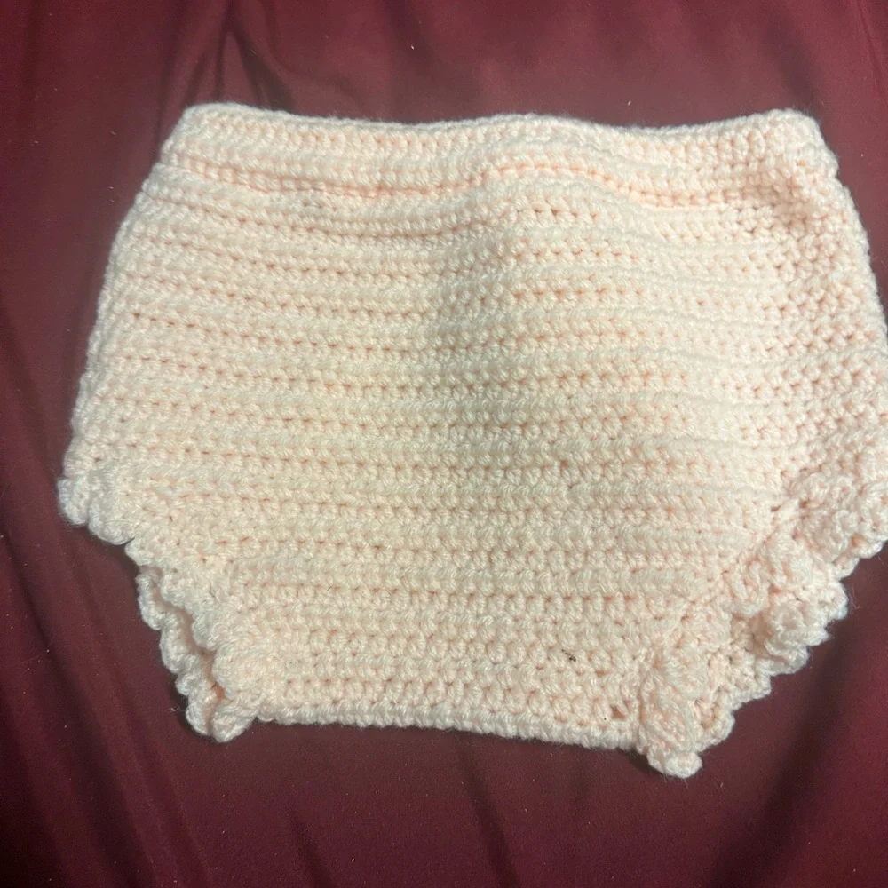 Handmade‎ Crochet Baby Bloomers
